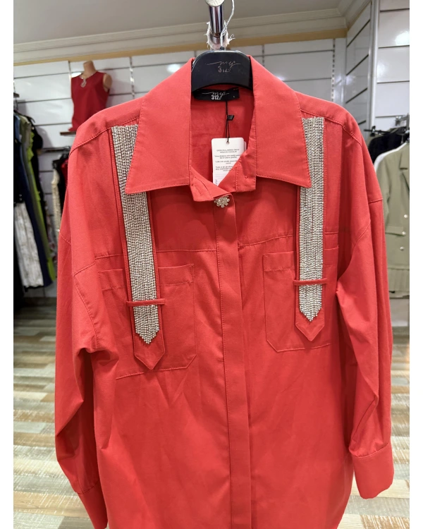 my312 Cep Detaylı Gömlek 25S8604