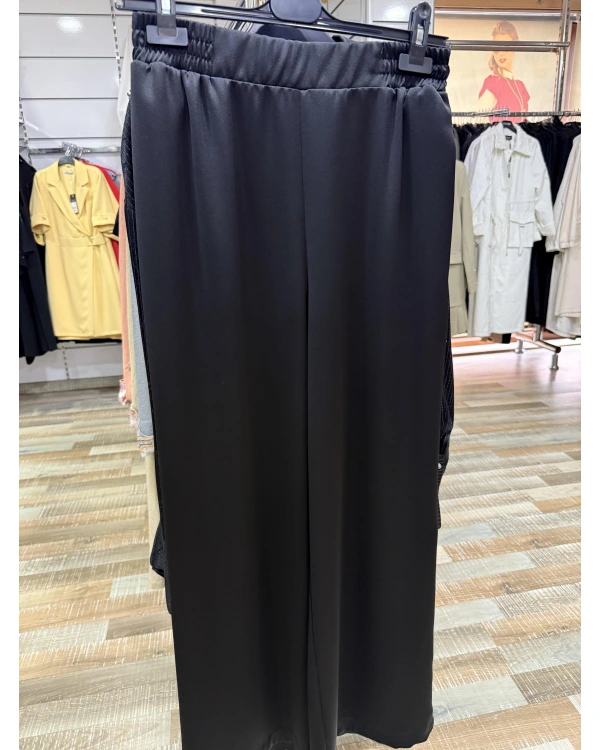 my312 Çizgili Saten Takım 25S1446-Siyah