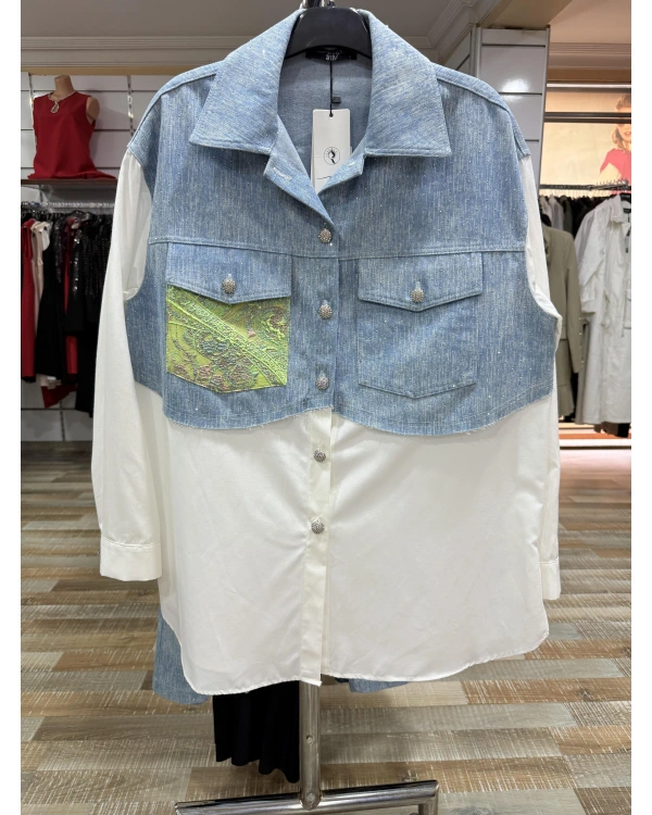 my312 Denim Kot Gömlek 7802