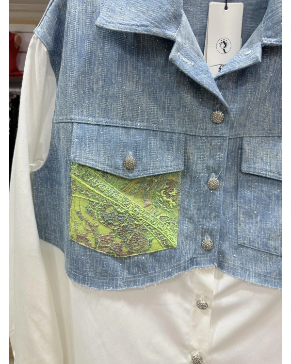 my312 Denim Kot Gömlek 7802