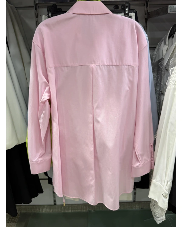 my312 Düğme Detaylı Gömlek 25S8602 Pembe