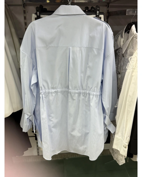 my312 Önü Taşlı Tunik 25S8600 Mavi