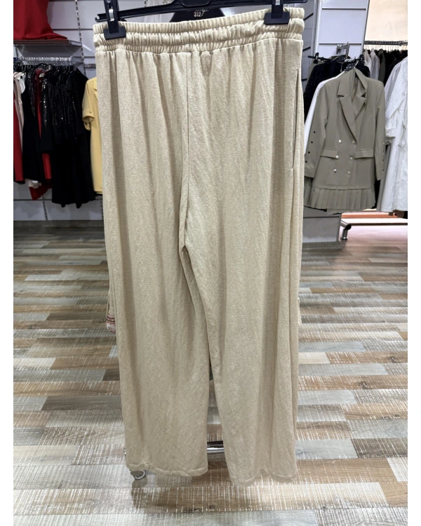 my312 Yakası Taşlı Takım 25S1400 Bej