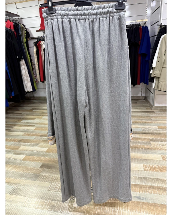 my312 Yakası Taşlı Takım 25S1400 Gri