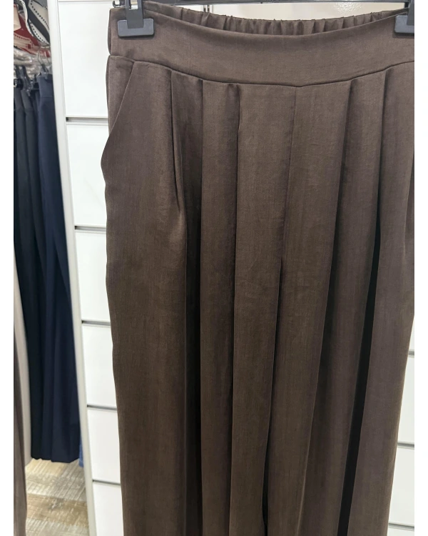 On Fashion Önü Pileli Bol Paça Pantolon 52101