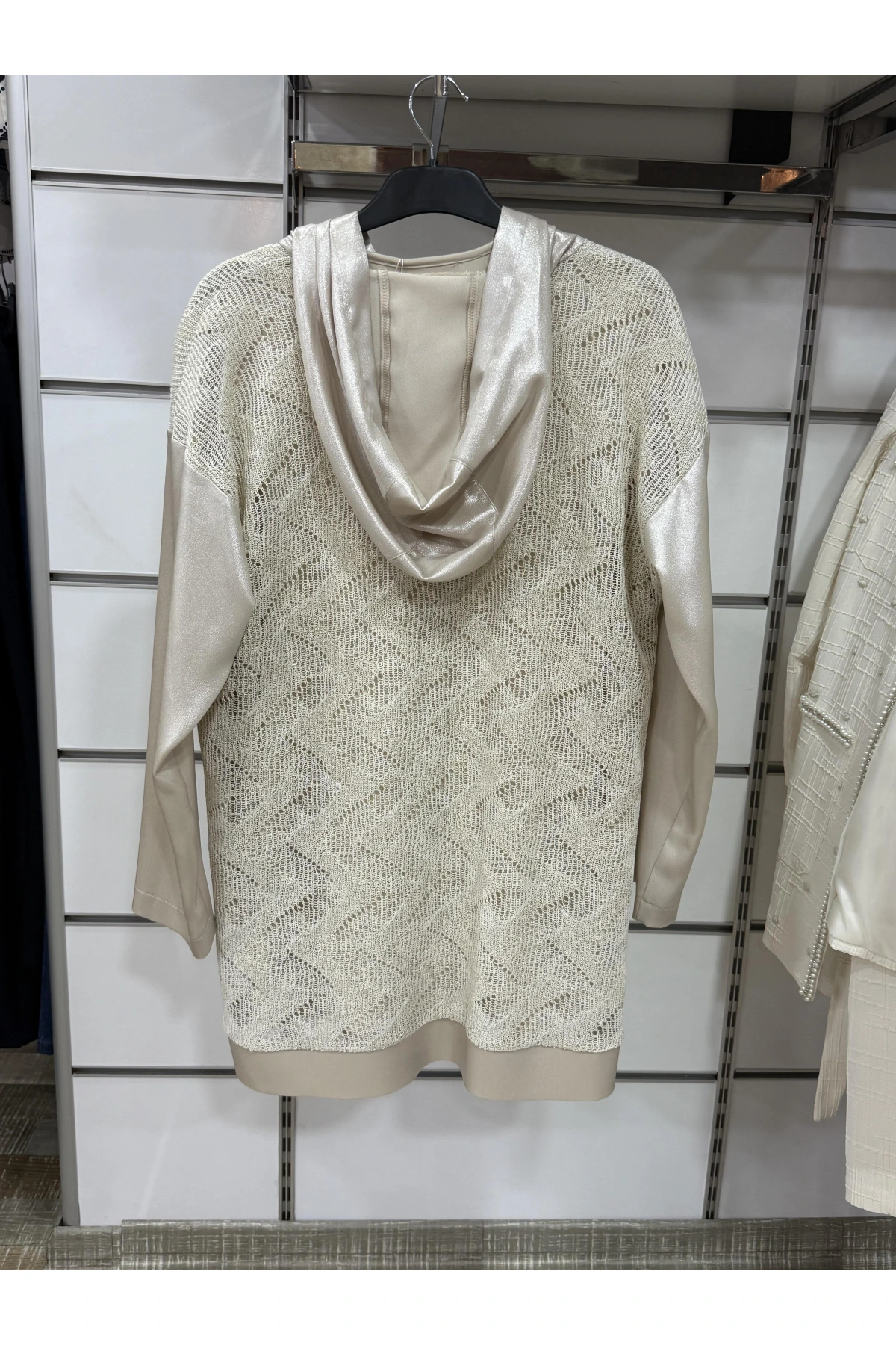 Ahsen İşlemeli Fermuarlı Ceket 3555