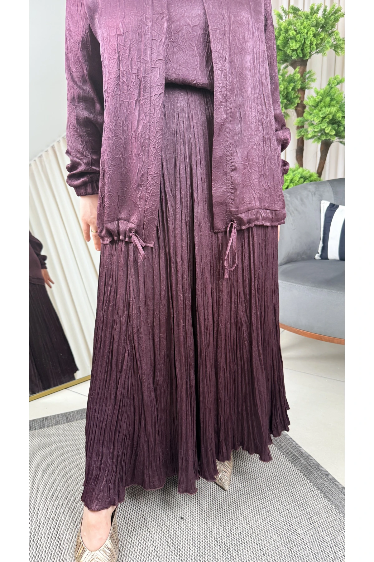 Fuat Gürşen Omuzu Pul İşleme Detaylı Takım 4700