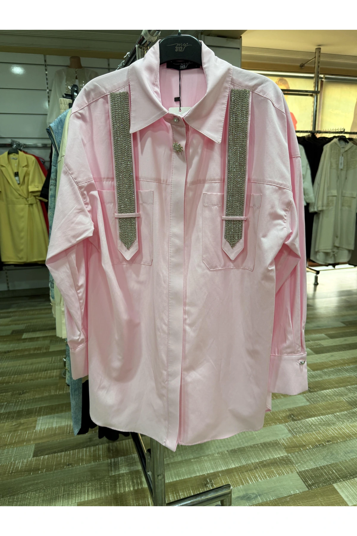 my312 Cep Detaylı Gömlek 25S8604