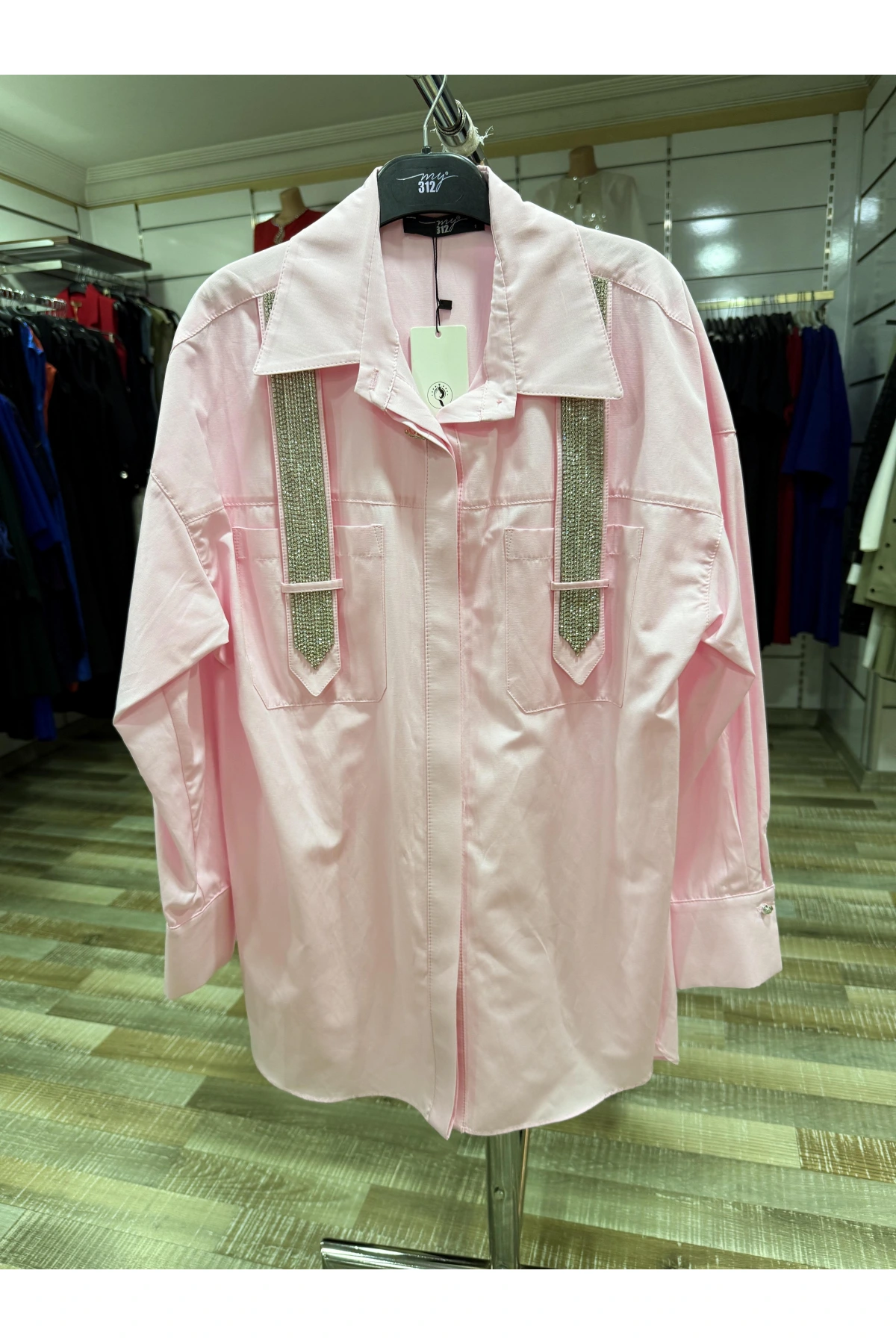 my312 Cep Detaylı Gömlek 25S8604