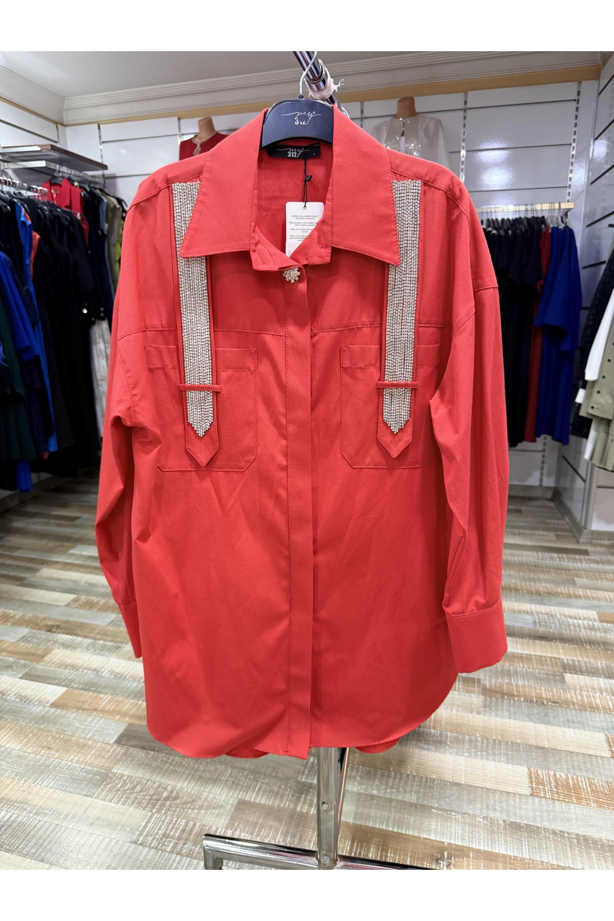 my312 Cep Detaylı Gömlek 25S8604