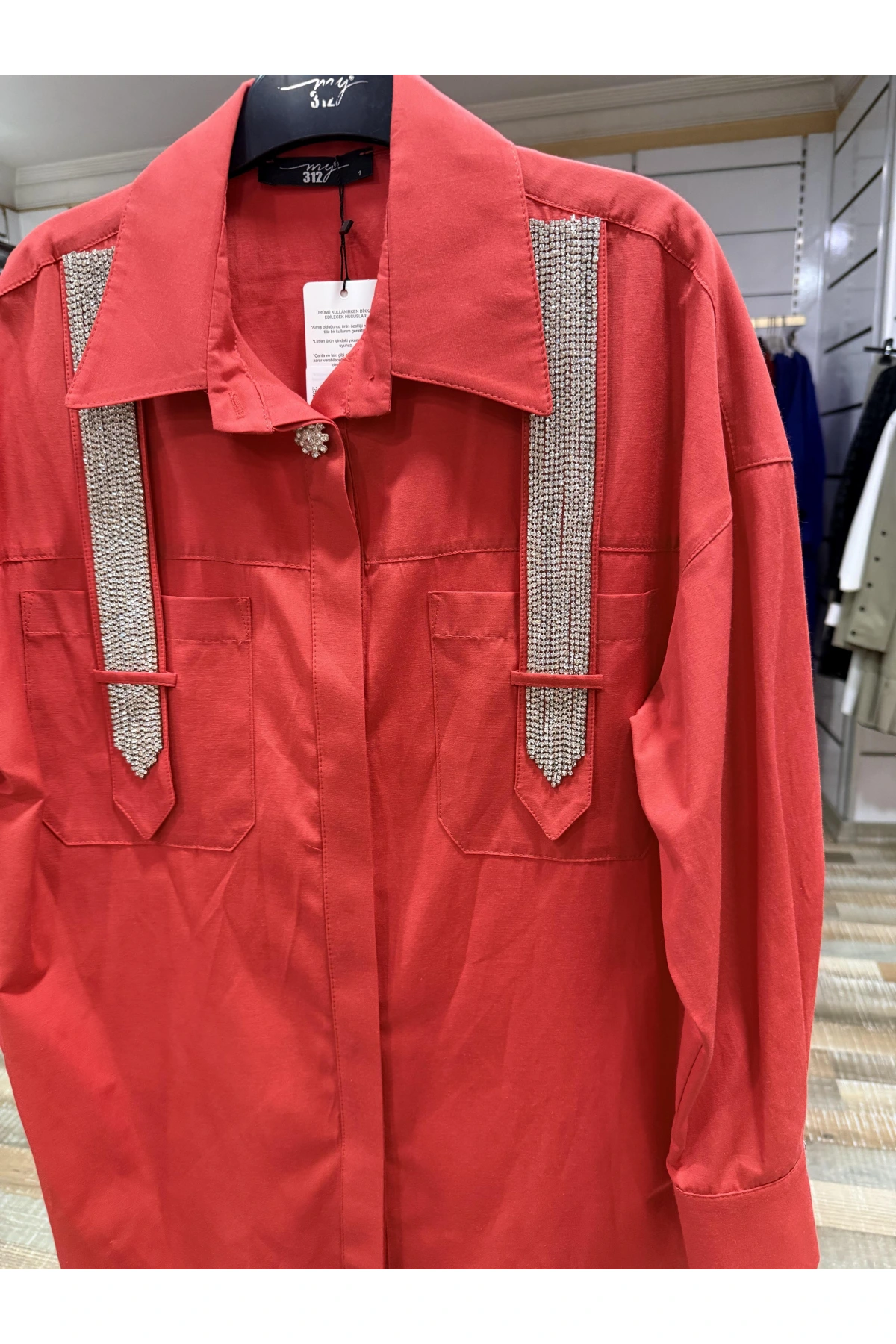 my312 Cep Detaylı Gömlek 25S8604