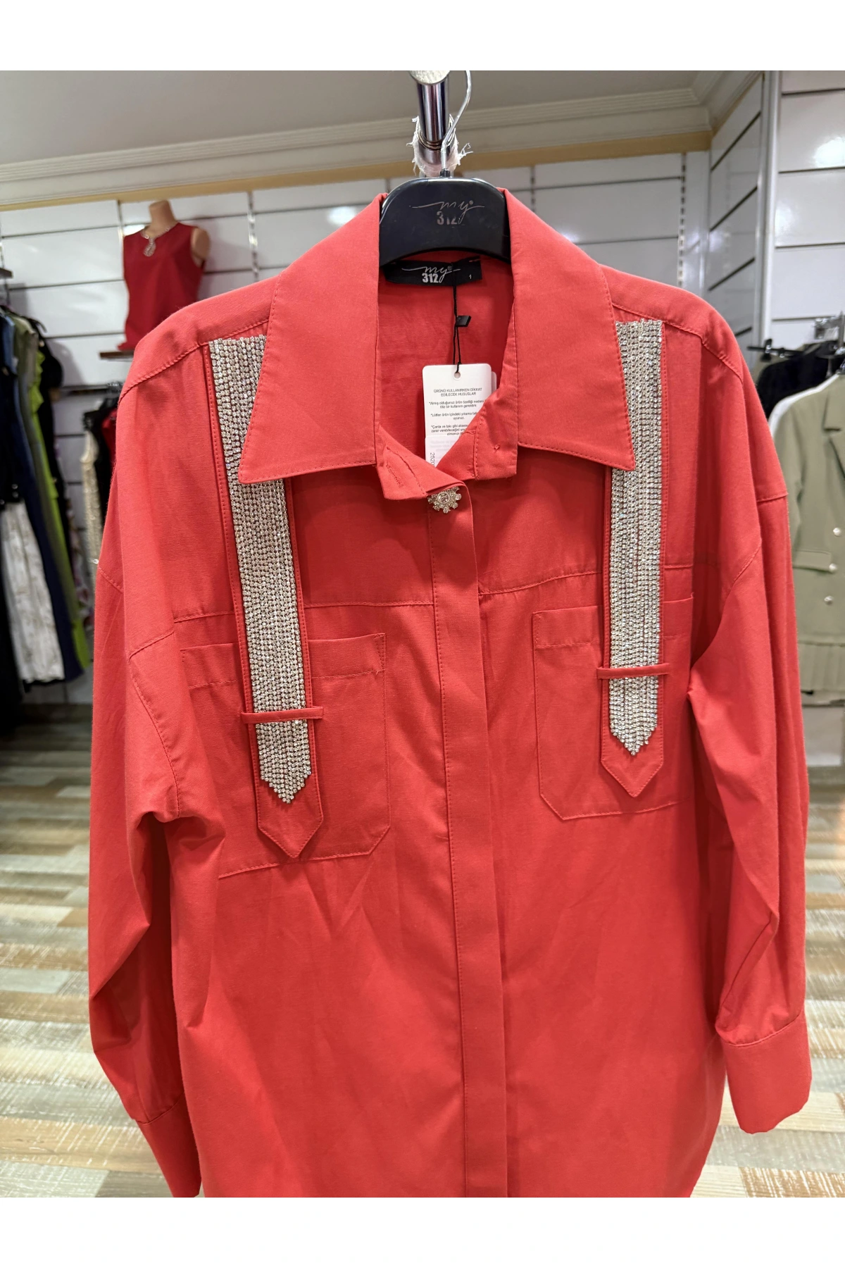 my312 Cep Detaylı Gömlek 25S8604