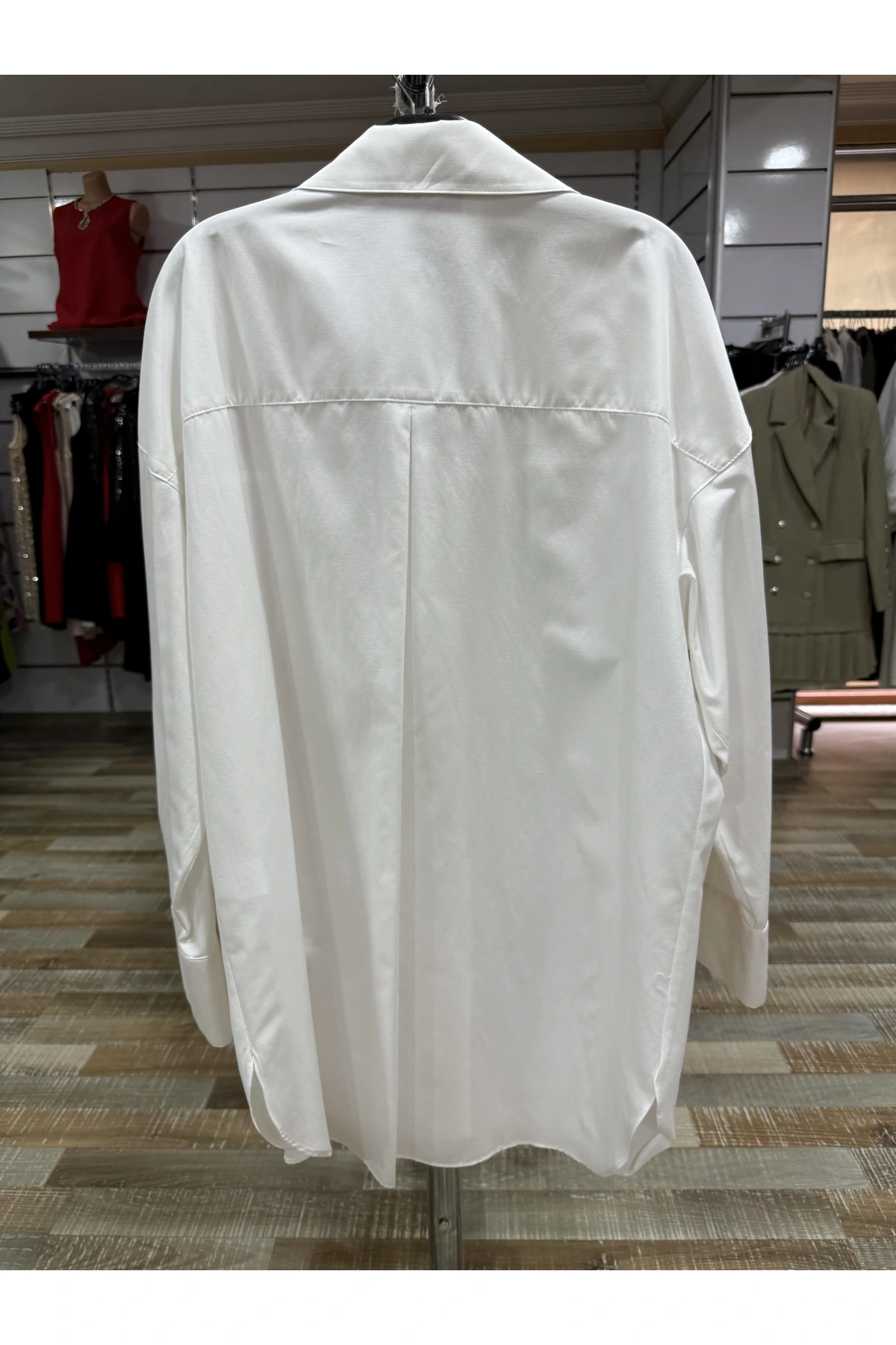 my312 Çiçek Detaylı Gömlek 25S8609-Ekru