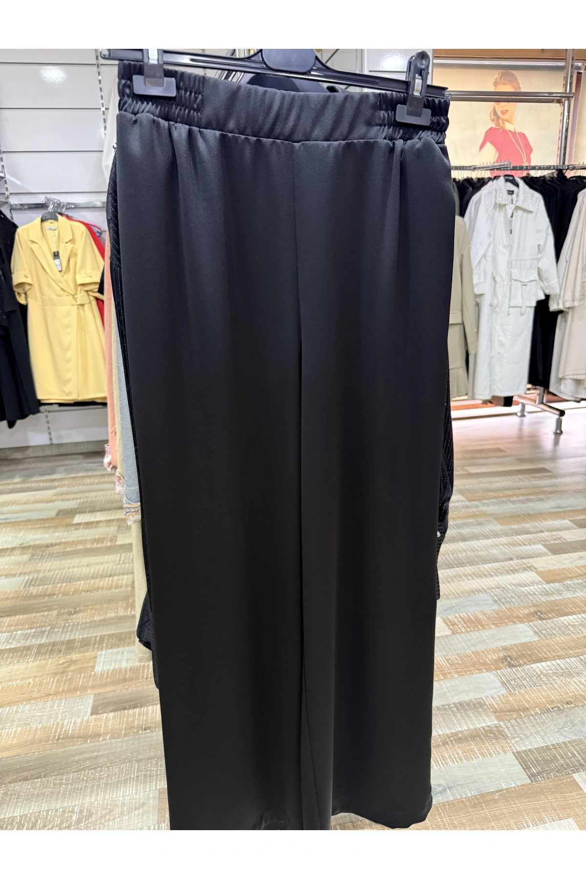 my312 Çizgili Saten Takım 25S1446-Siyah