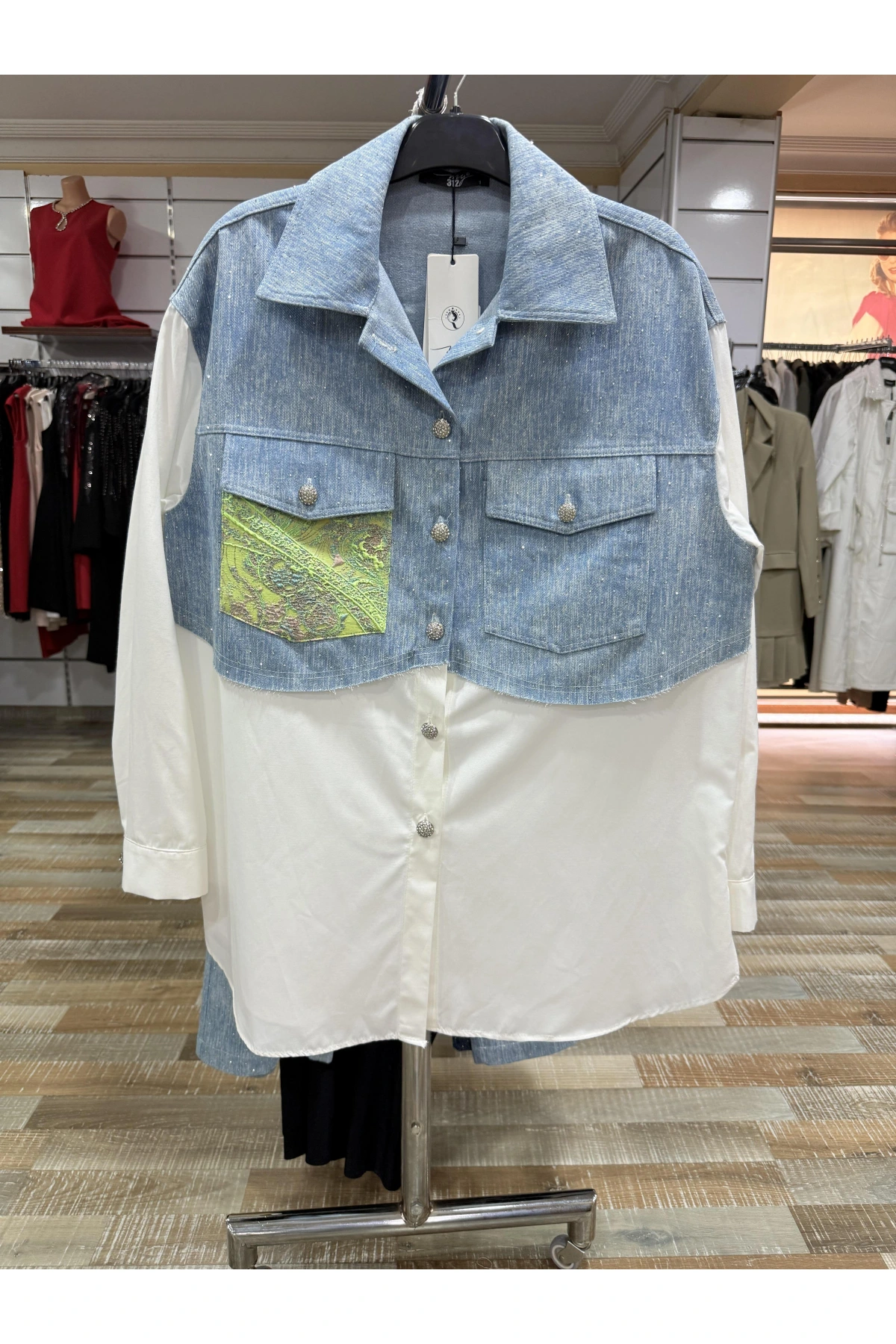 my312 Denim Kot Gömlek 7802