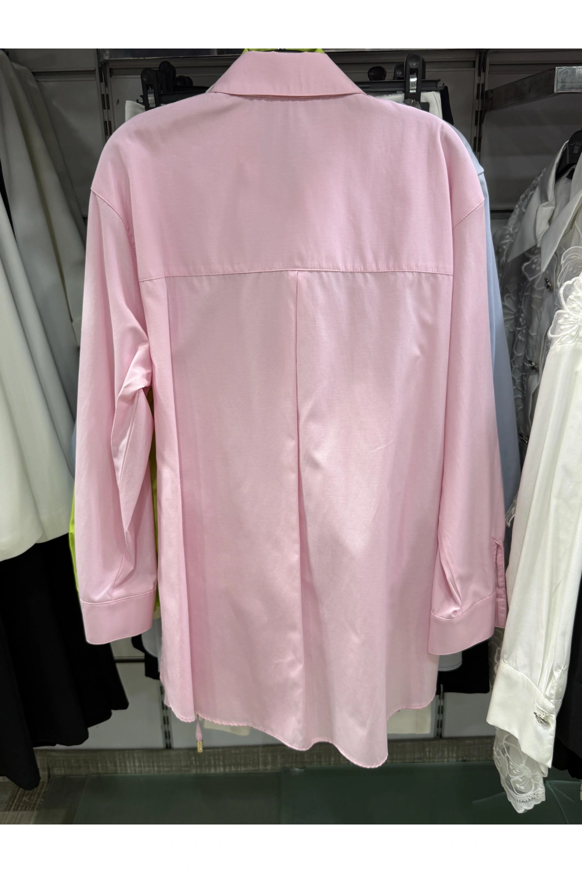 my312 Düğme Detaylı Gömlek 25S8602 Pembe