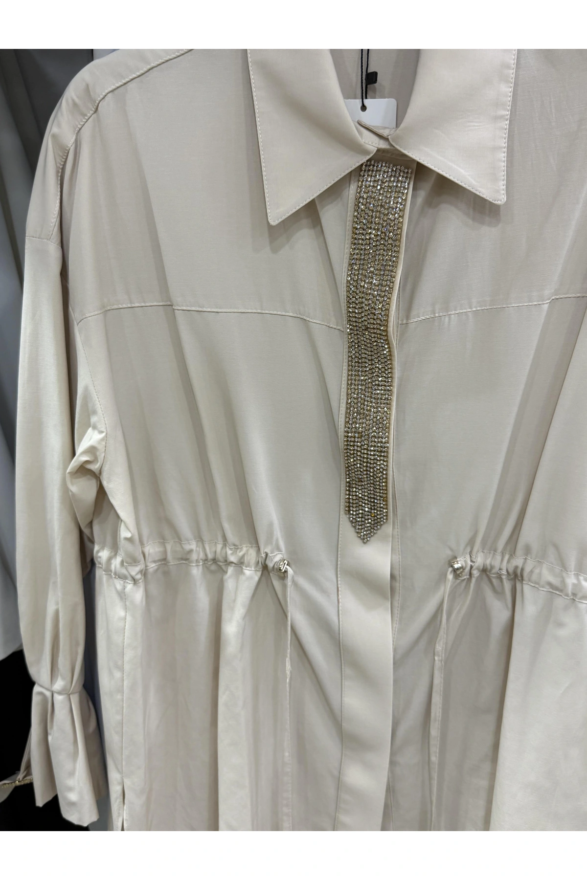 my312 Önü Taşlı Tunik 25S8600 Bej