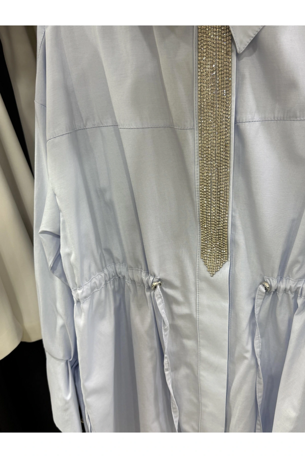 my312 Önü Taşlı Tunik 25S8600 Mavi