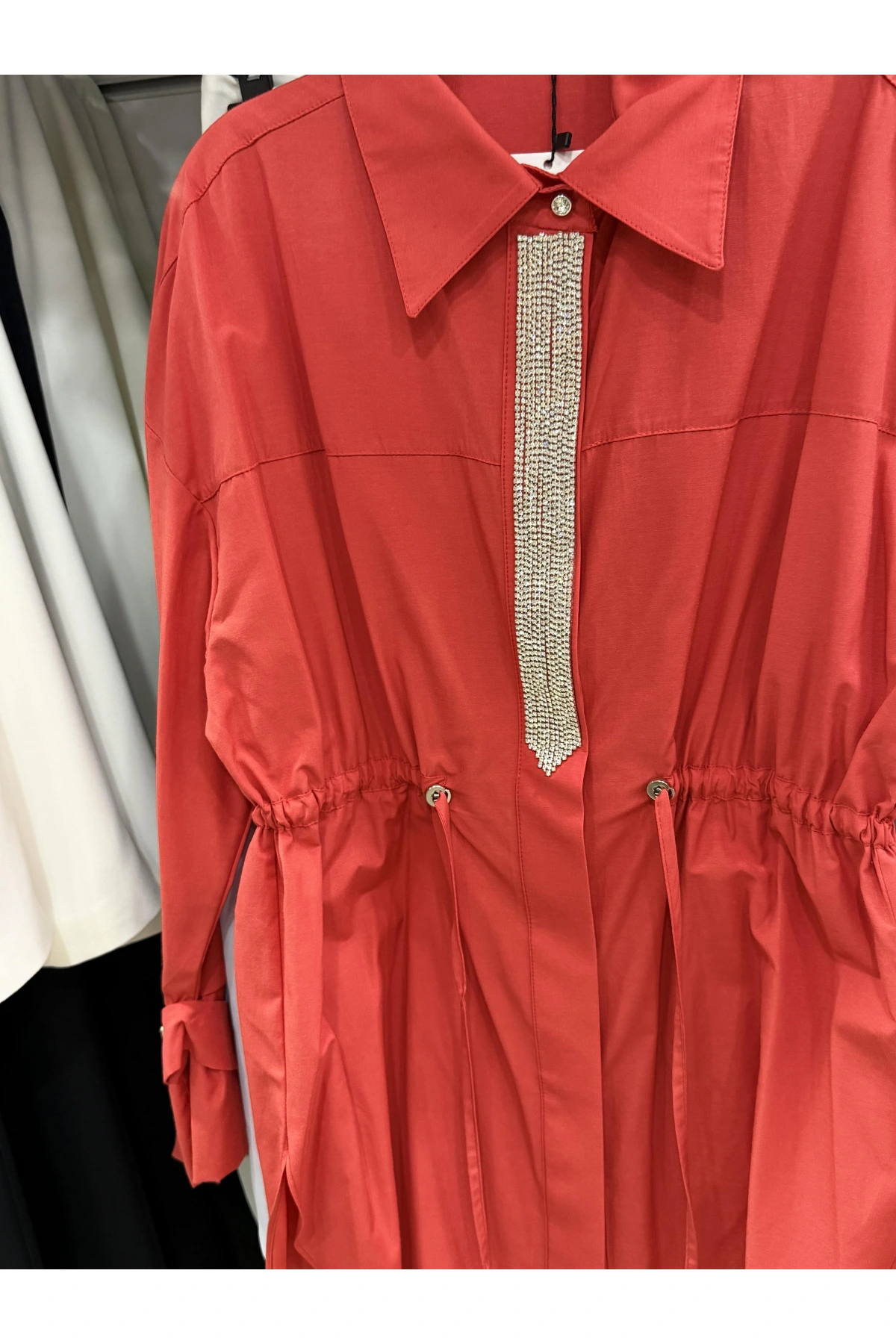 my312 Önü Taşlı Tunik 25S8600 Mercan