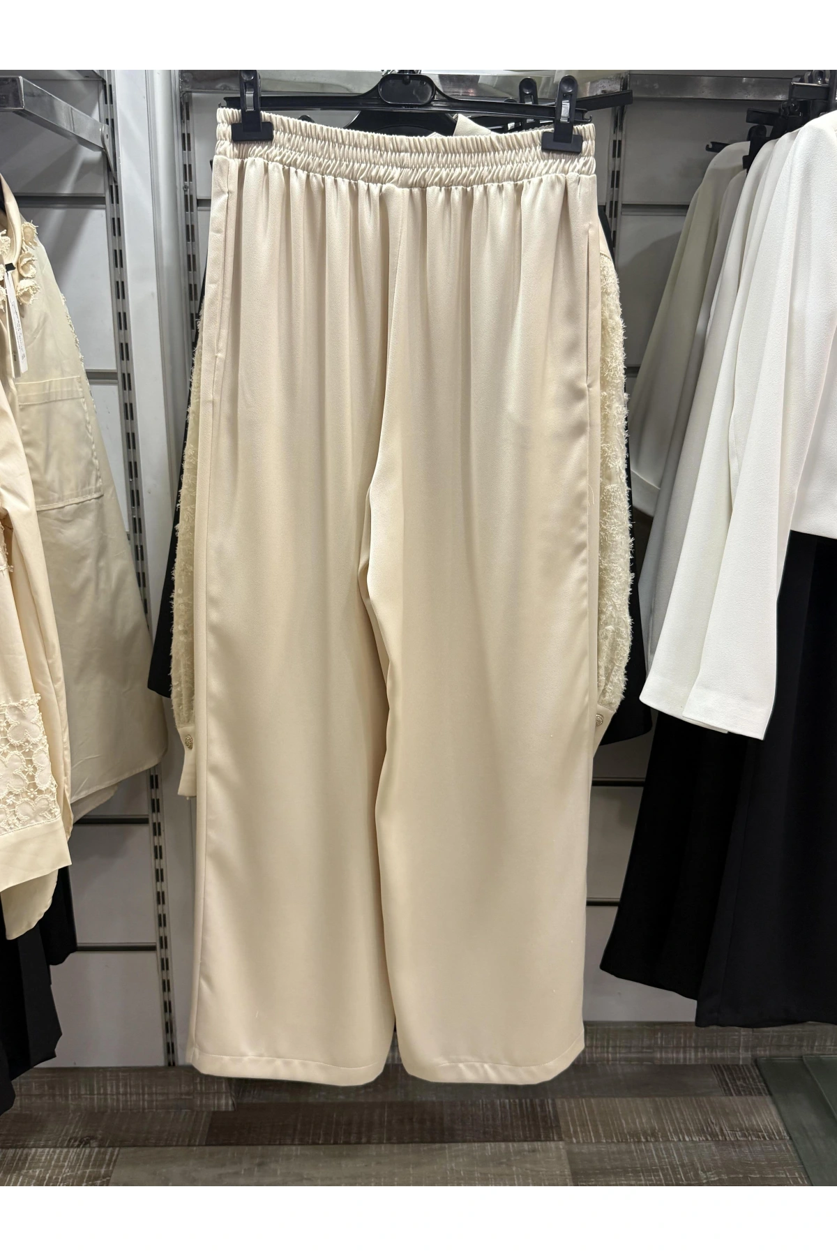 my312 Payetli Saten Takım 255S1414 Ekru