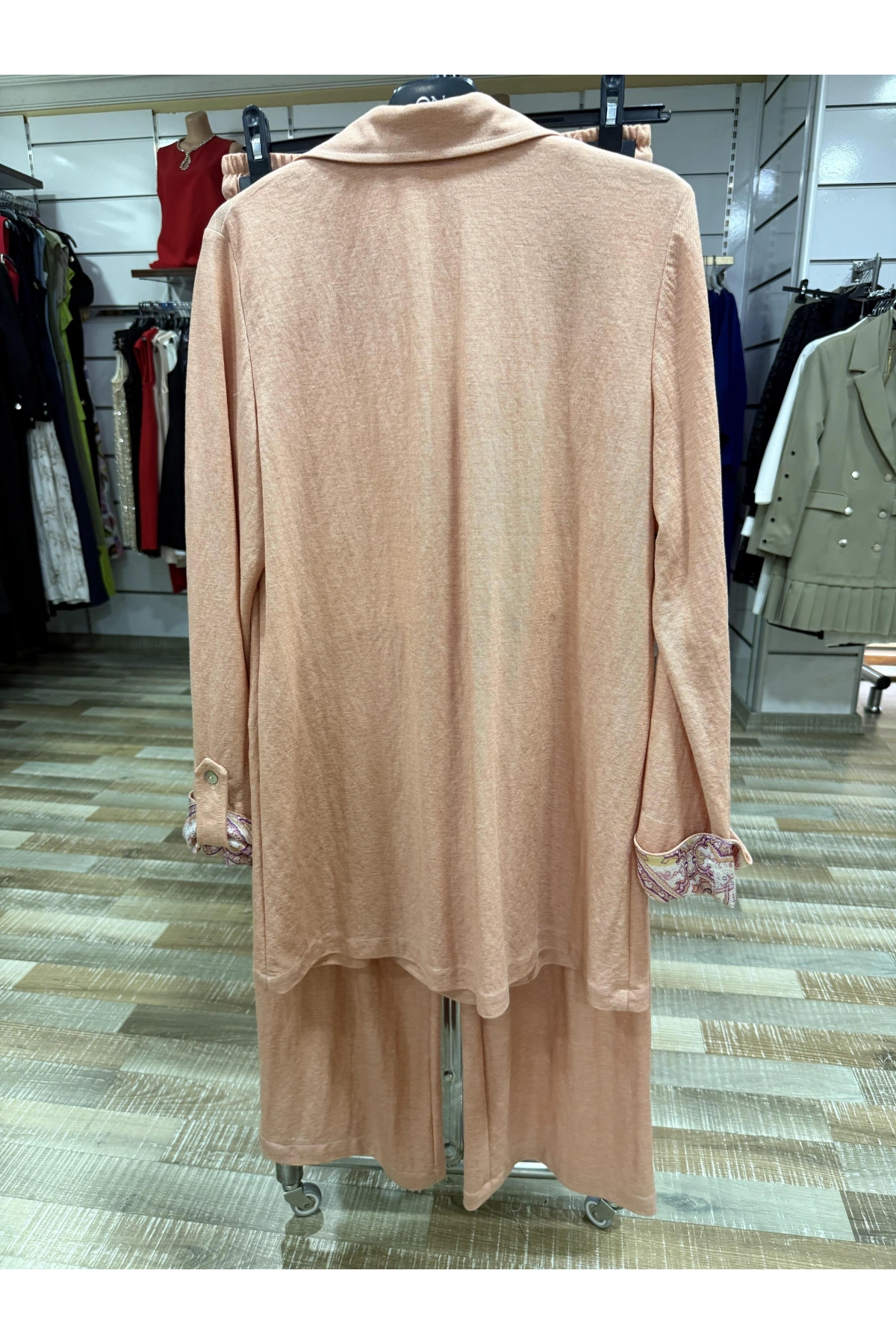 my312 Yakası Taşlı Takım 25S1400 Somon