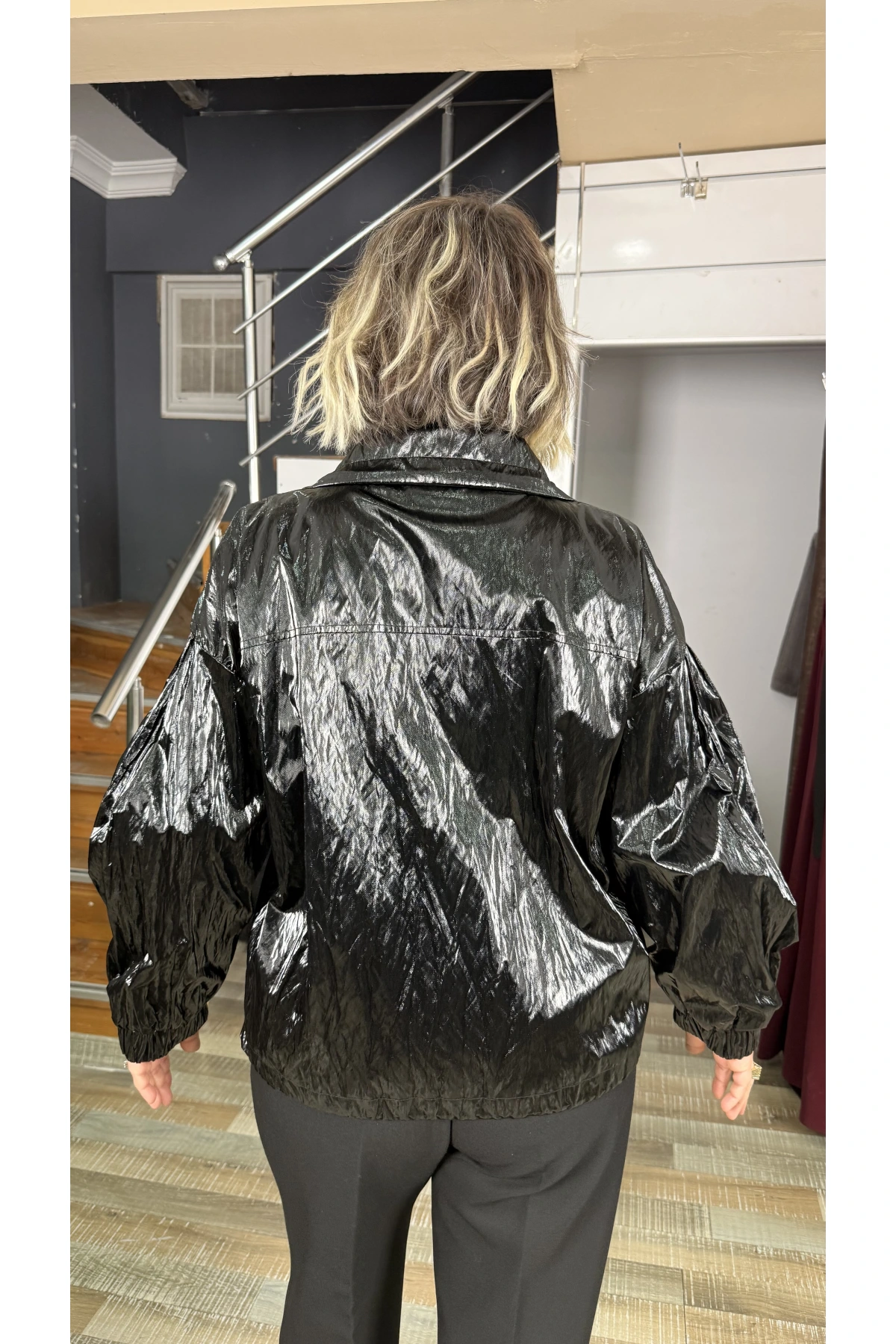 Nure Teksil Parlak Mont 1002