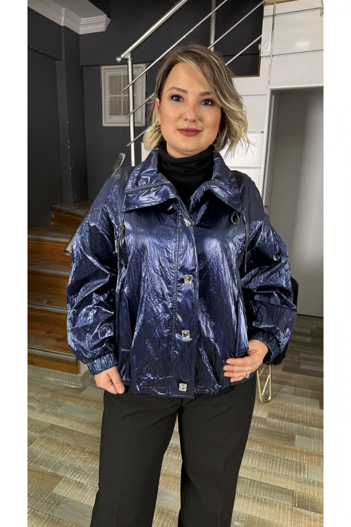 Nure Teksil Parlak Mont 1002