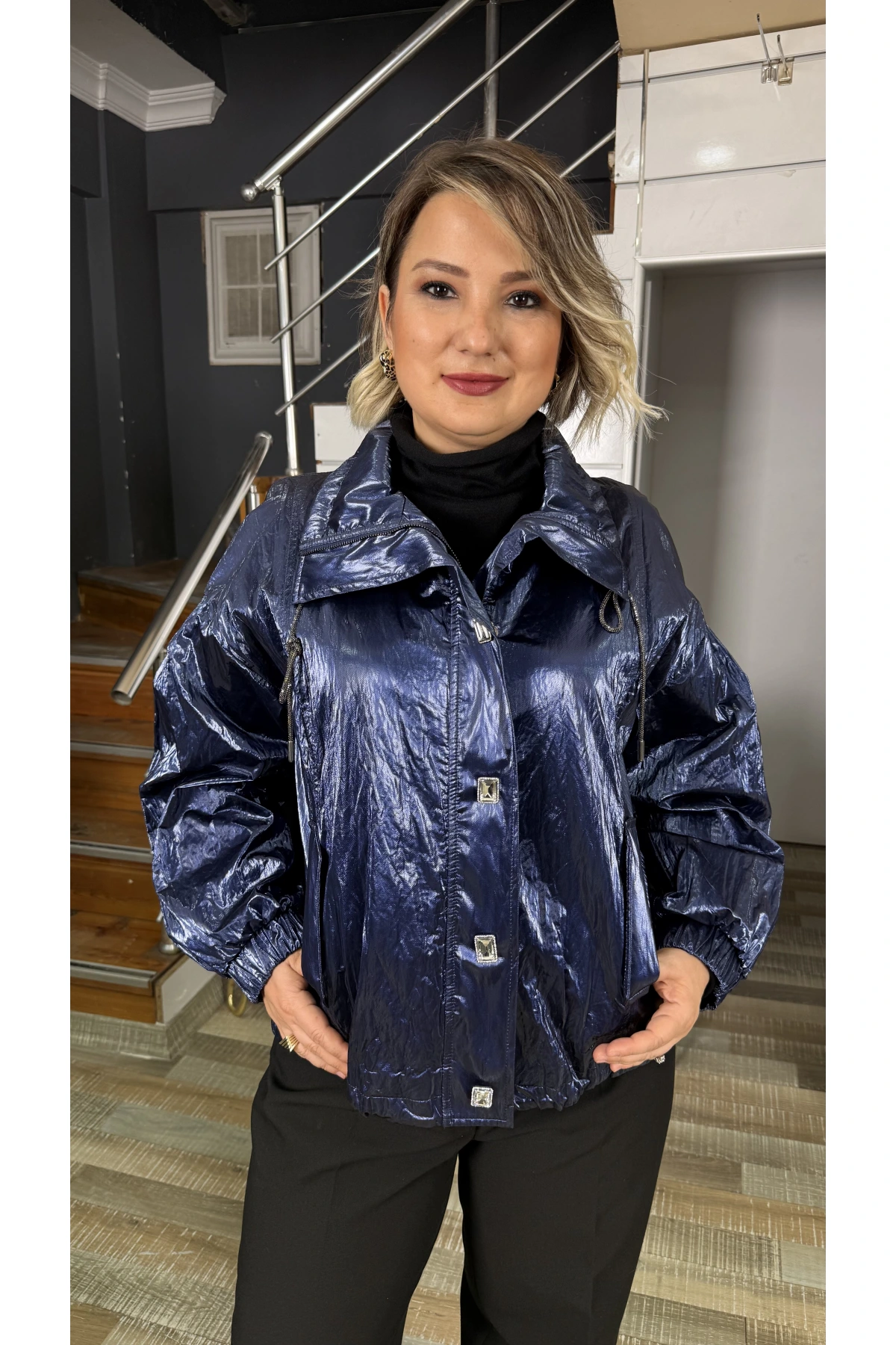 Nure Teksil Parlak Mont 1002