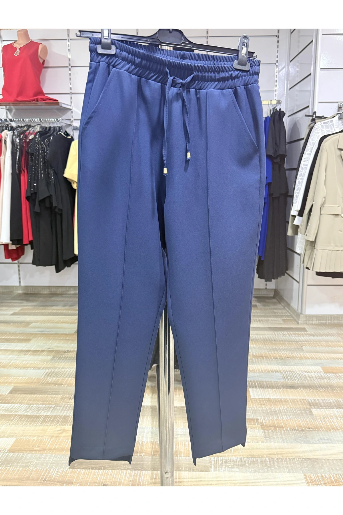 On Fashion Çimalı Ön Kısa Arka Uzun Pantolon 54334