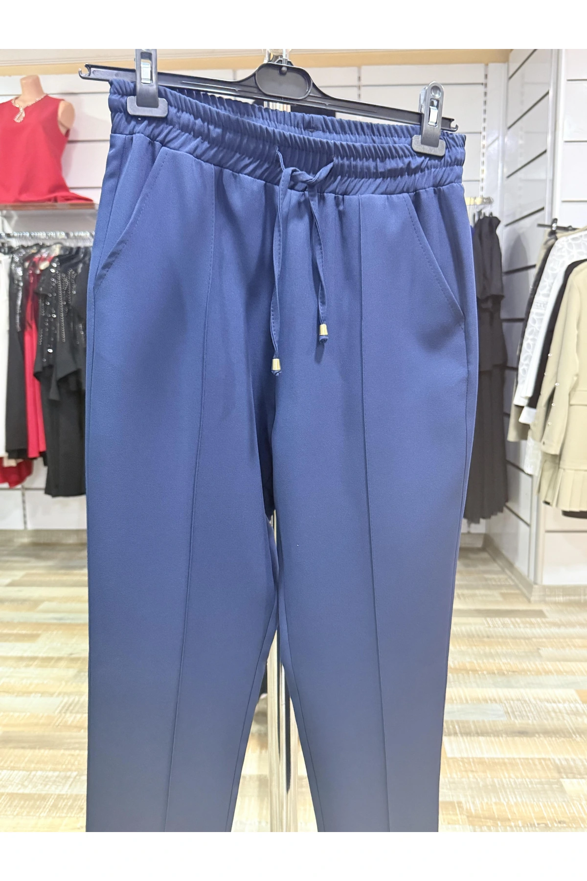 On Fashion Çimalı Ön Kısa Arka Uzun Pantolon 54334