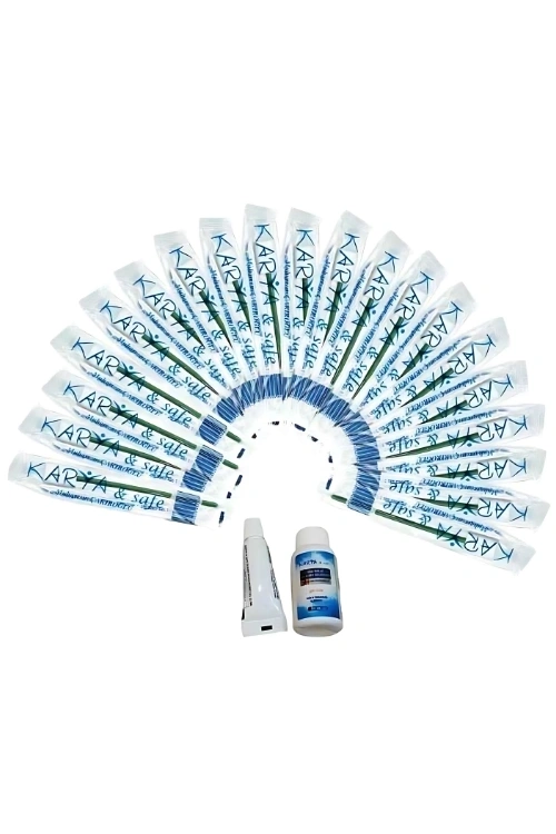 Aqua Poşetli Ağız Bakım Seti Peroksitli 20 Swablı