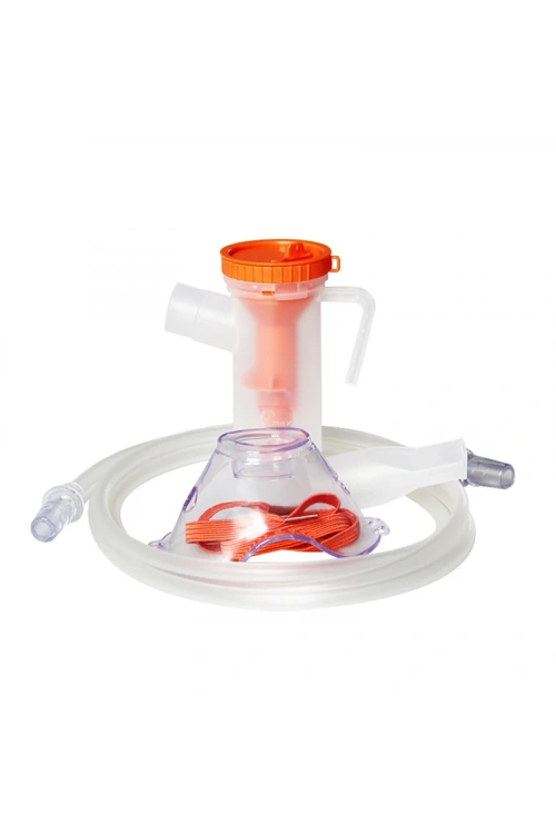 Ayarlanabilir Basınç Kontrollü İlaç Hazneli Nebulizatör Maskesi