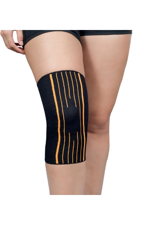 Biofix Genufix Basic Elastik Örme Siyah Orange Dizlik Destekli