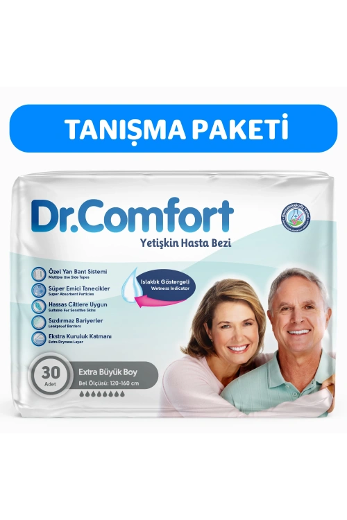Dr.Comfort Bel Bantlı Hasta Bezi XL 30 lu