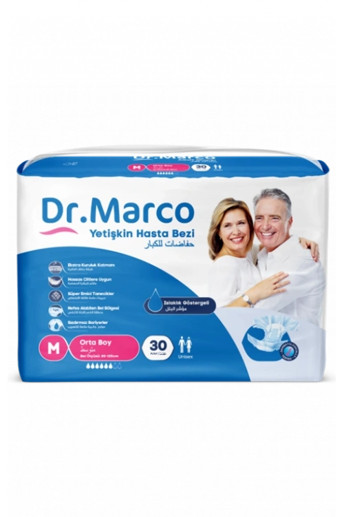 Dr.Marco Bel Bantlı Hasta Bezi M 30 lu    