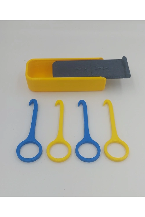 FixFlex Diş Plak Çıkarma Aparatı 4 adet + Saklama Kutusu Fanatik FB