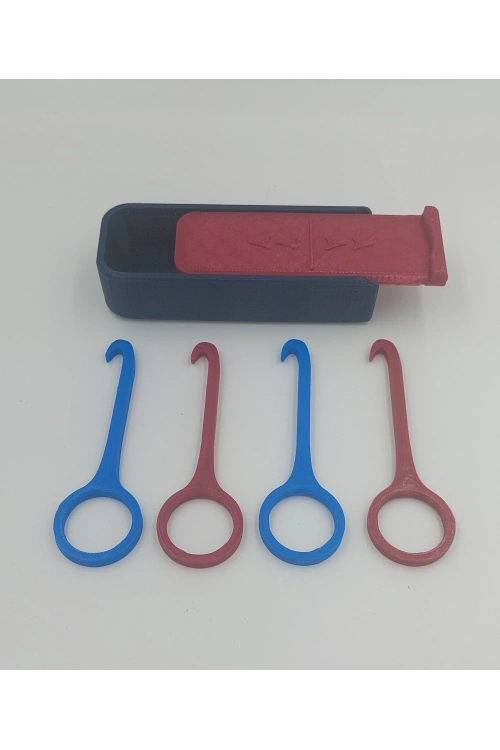 FixFlex Diş Plak Çıkarma Aparatı 4 adet + Saklama Kutusu Fanatik TS