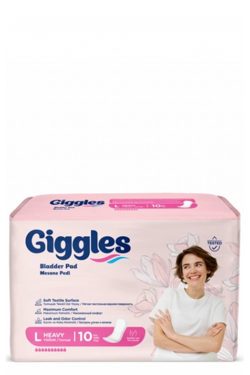 Giggles Kadın Mesane Pedi L 10 lu