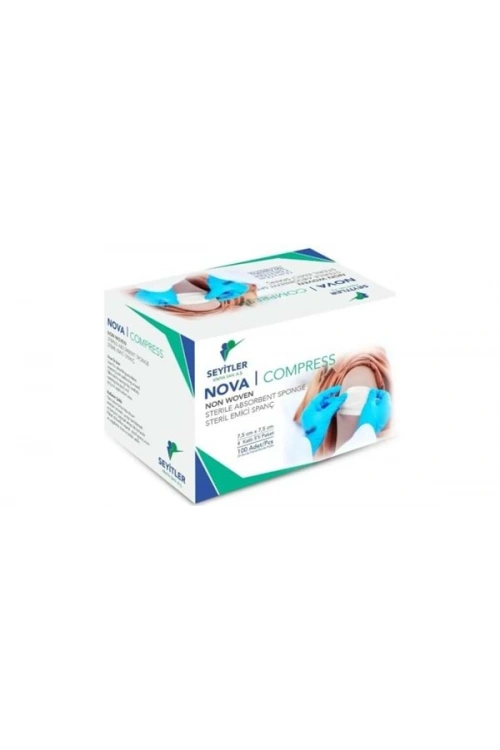 Nova Gaz Kompres 5 li Zarfda 100 lü Nonwoven