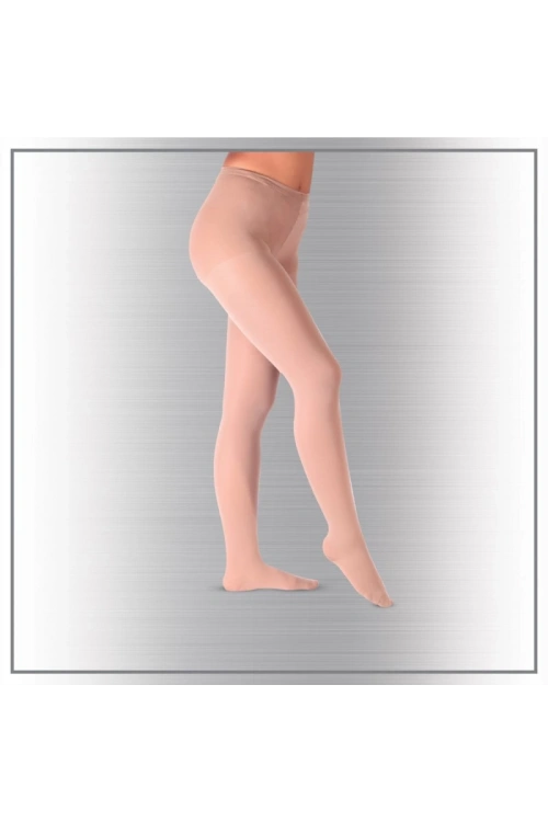 Onefix CCL1 Külotlu Varis Çorabı Burnu Kapalı Bej