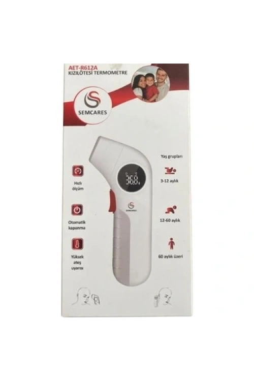 Semcares AET-R612A Alın ve Kulaktan Ateş Ölçer