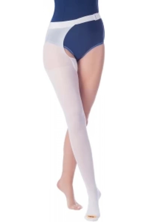 Varifix Belden Kemerli Anti-Embolizm Çorabı Beyaz