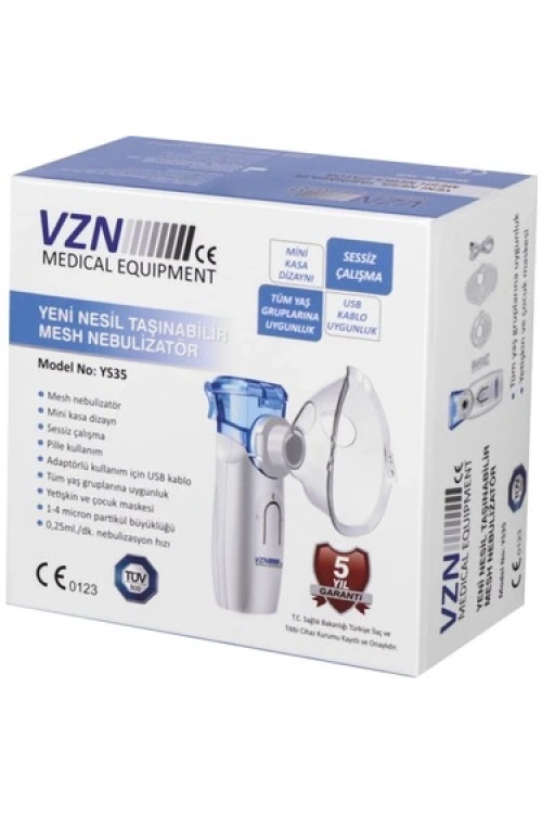 VZN Mesh Şarjlı Nebulizatör