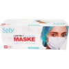Soly Maske 3 Katlı Lastikli Meltblown 50 adet Beyaz