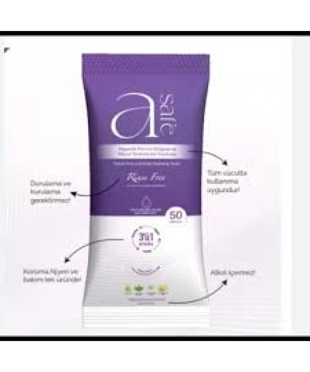 A Safe Perine ve Vücut Bölgesi Havlusu 50 li