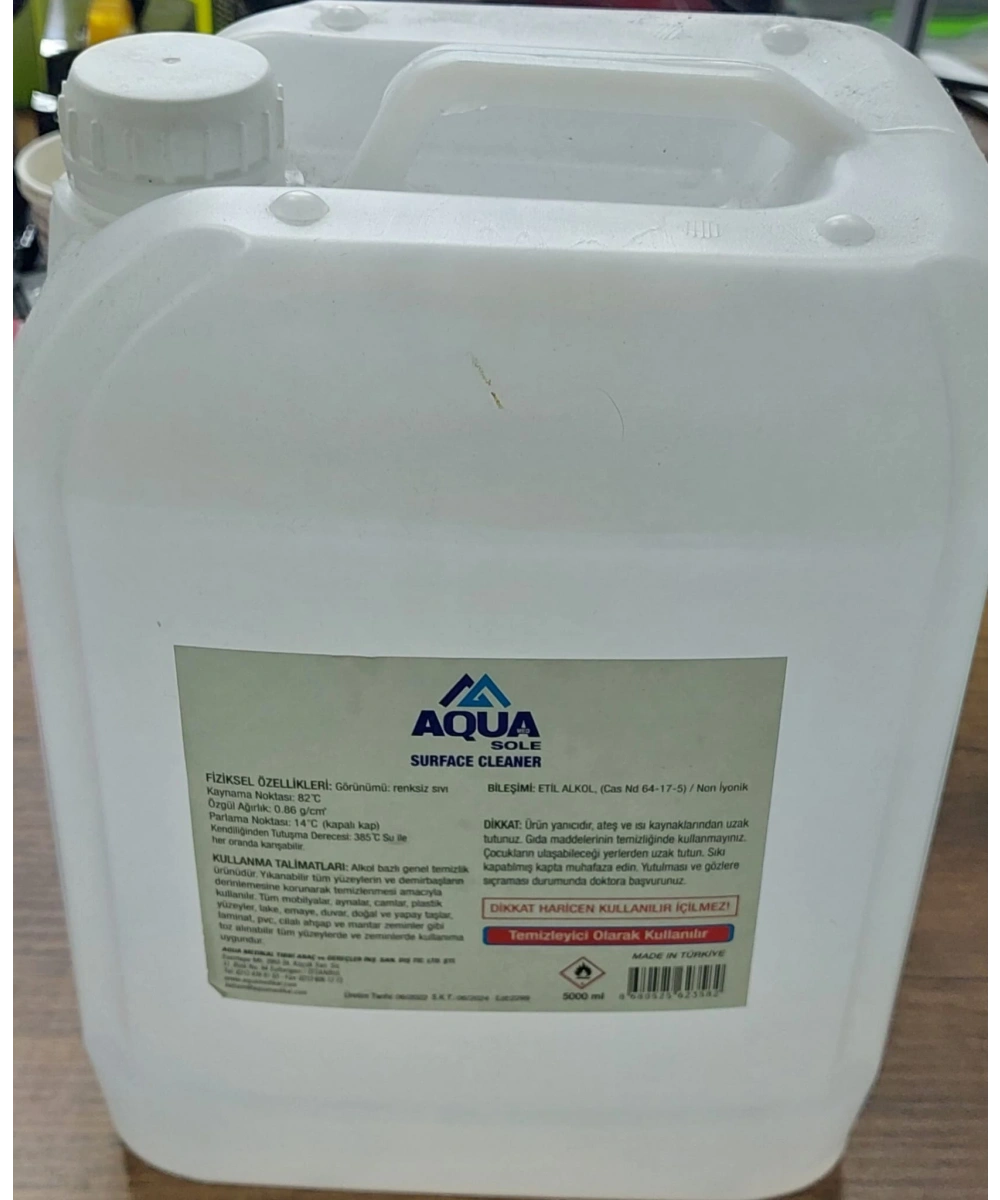 Aqua Yüzey Dezenfektanı 5 LT Bidon