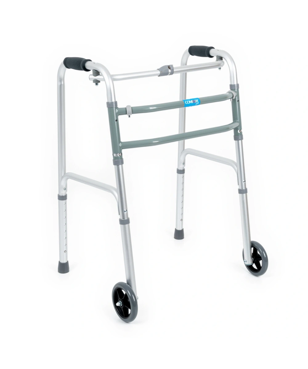 Comfort Plus DM-912 İthal Alüminyum 2 Tekerlekli Walker (Yürüteç)