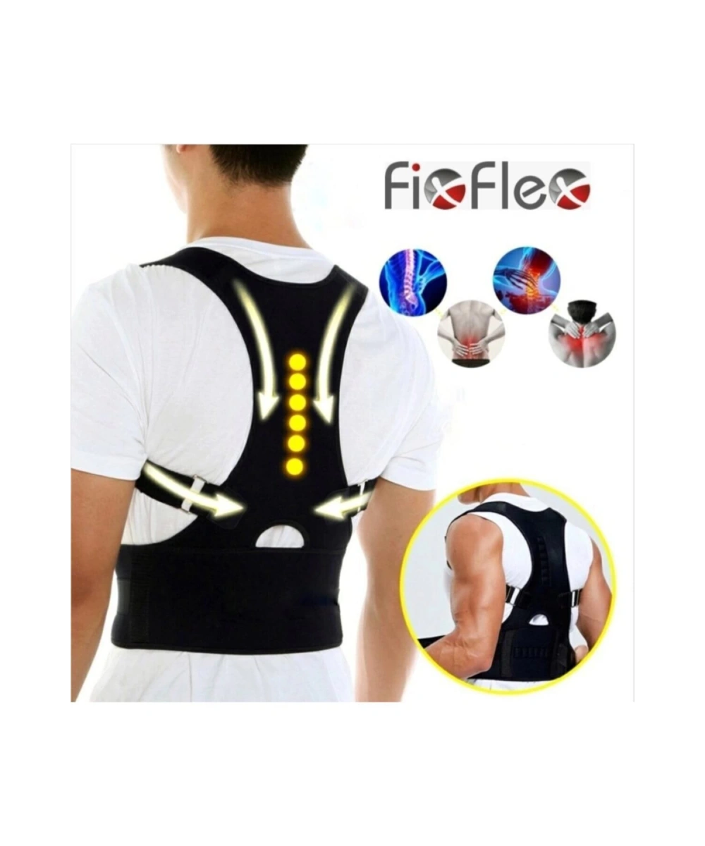 FixFlex Mıknatıslı Manyetik Kamburluk Önleyici Kemerli Dik Duruş Korsesi Standart