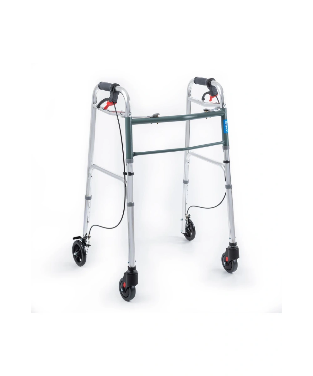 Kf8220l-5 Alüminyum 4 Tekerlekli Walker Yürüteç