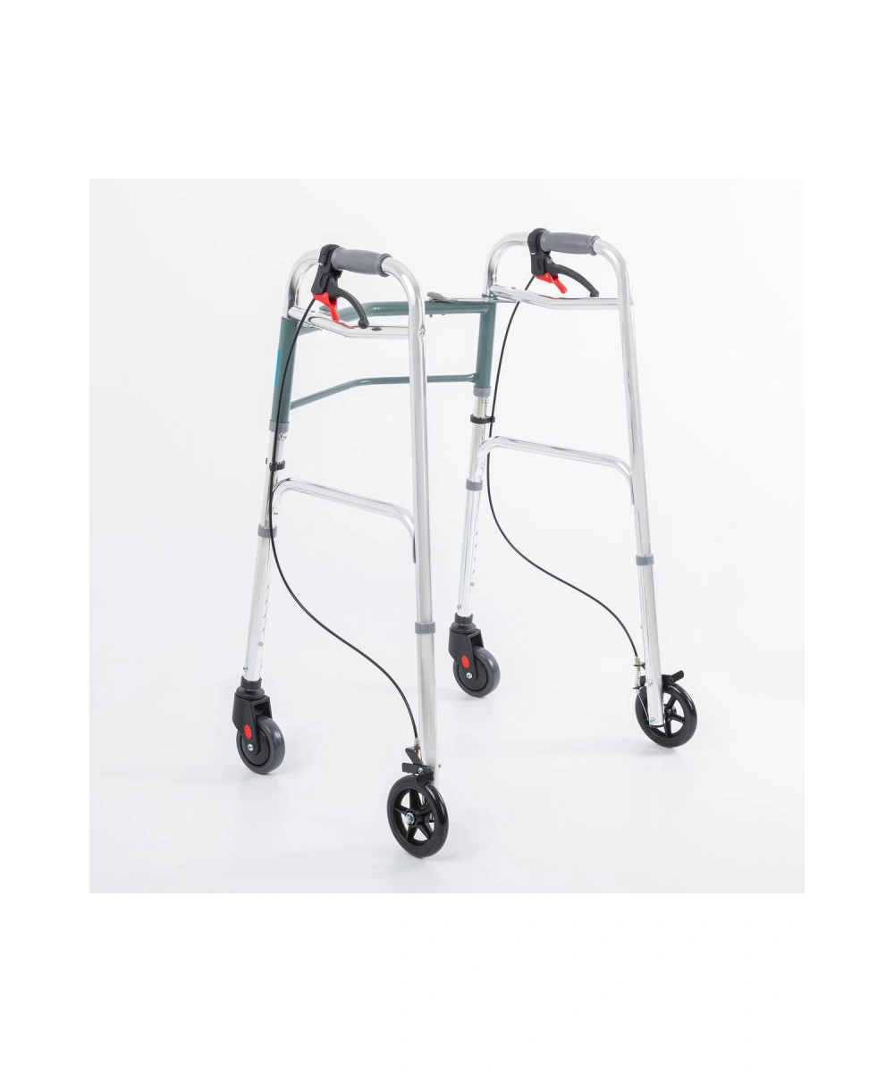 Kf8220l-5 Alüminyum 4 Tekerlekli Walker Yürüteç